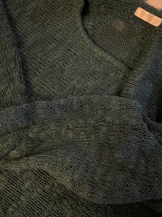 PROMOD sweter 42/44 butelkowa zieleń