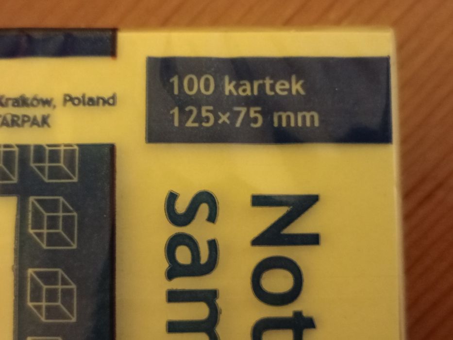 Notes samoprzylepny 100 kartek