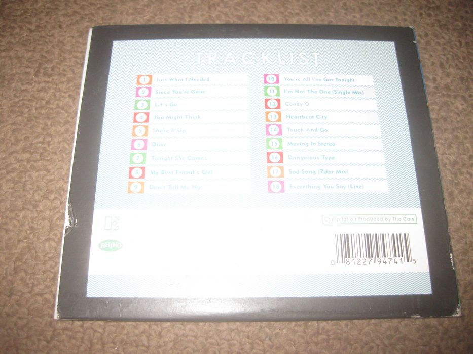 CD dos The Cars "Moving In Stereo: The Best Of The Cars" Digipack!