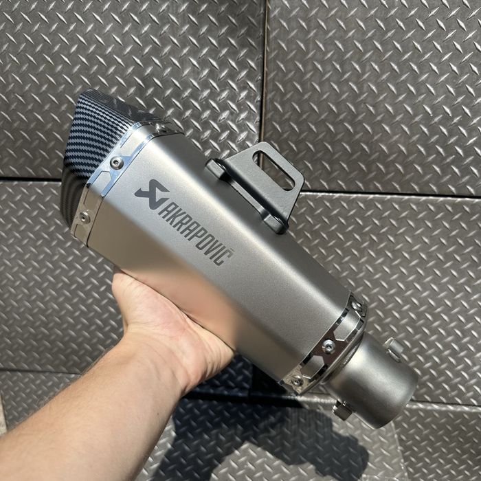 + Подарунок! Прямоток для мотоцикла Akrapovic / Прямоток на мото