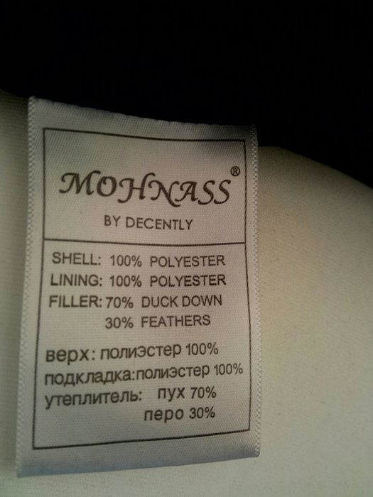 Пальто пуховое женское