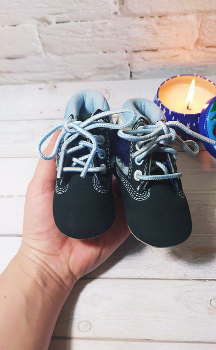 Пінетки черевики чопики топики Timberland 1-3мес пинетки