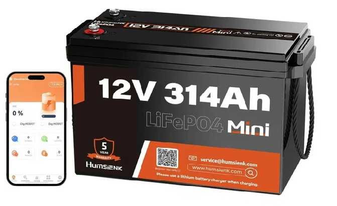 Акумулятор LiFePo4 Humsienk 12V 314Ah. 4,2 кВт  BMS + Bluetooth