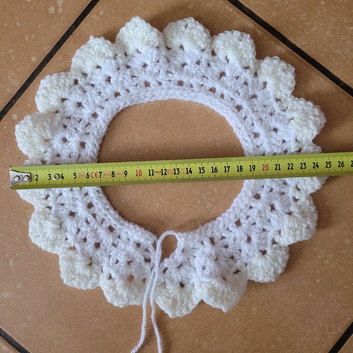 Hand made ręcznie wykonany kołnierzyk