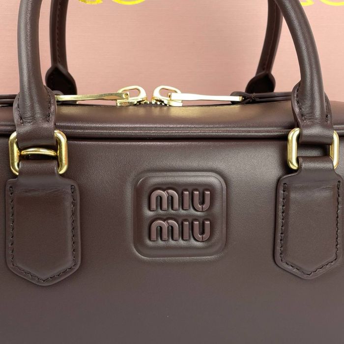 Torebka MIUMIU bowling choco