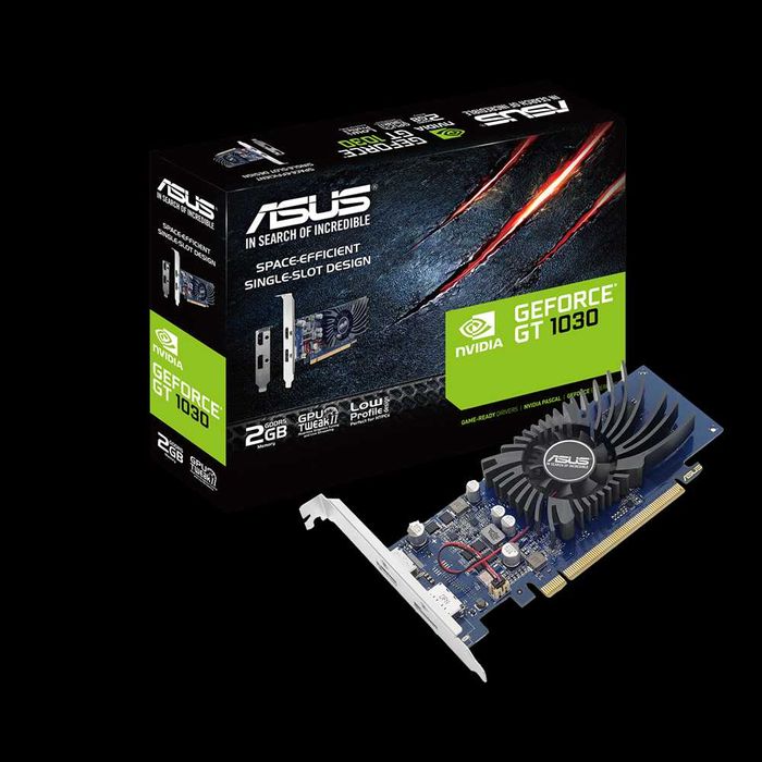 [Usado] Placa Gráfica Asus GeForce GT 1030 BRK Low Profile 2GB GDDR5