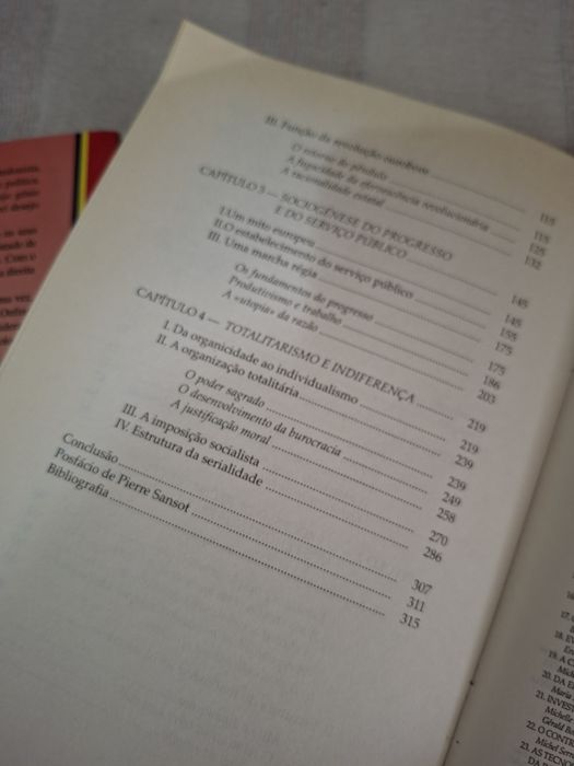 Três livros de sociologia por 20 euros Inst. Piaget