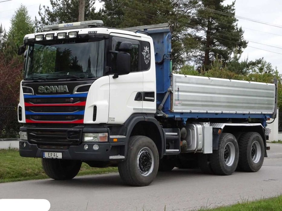 SCANIA G440 Napęd 6x6  Wywrotka 3W  Blokady  Hydroburta  stan BDB