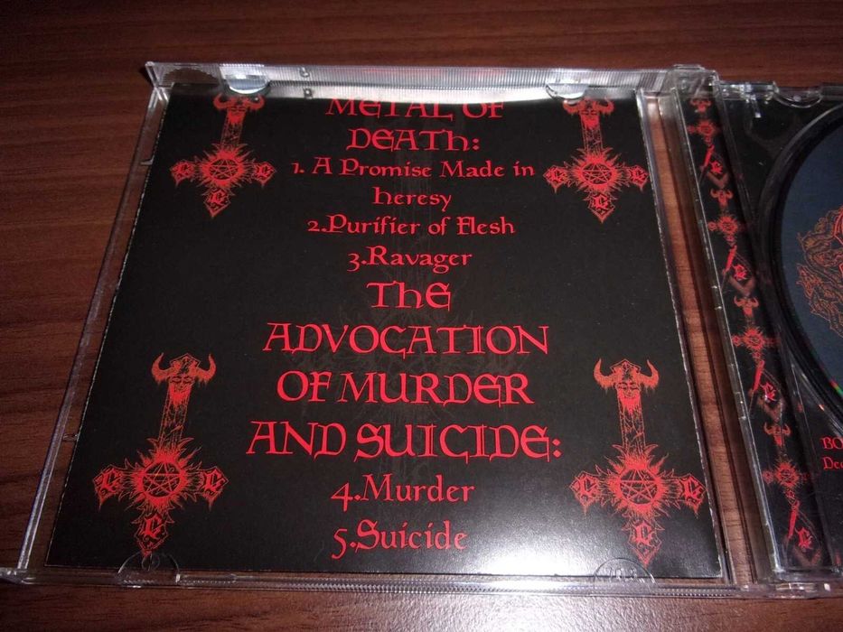 Gravehill - Metal of Death / Advocation of Murder CD metal