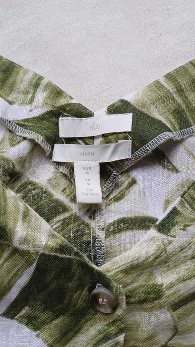Lniana bluzka H&M rozm. M