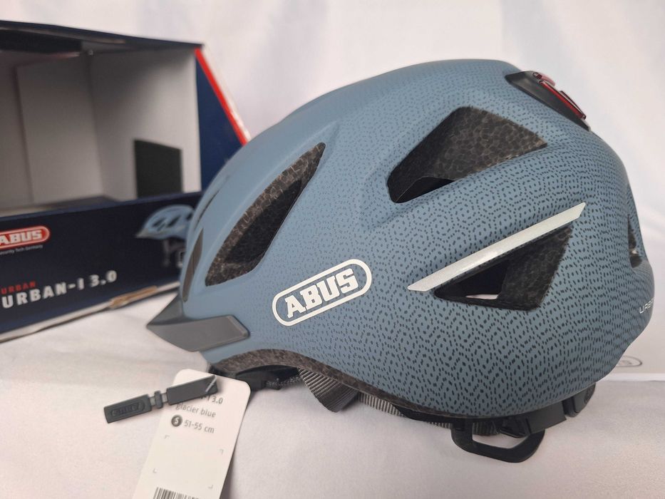 Kask rowerowy Abus Urban-I 3.0 Glacier Blue S 51-55cm LED