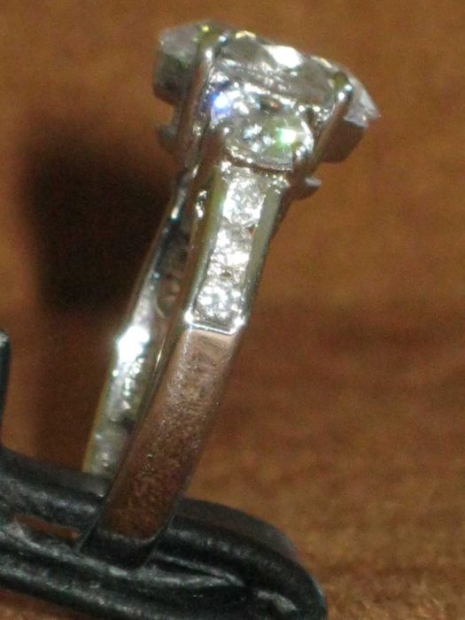 Anel Prata Maciça de Lei 925`/.. C/Contraste