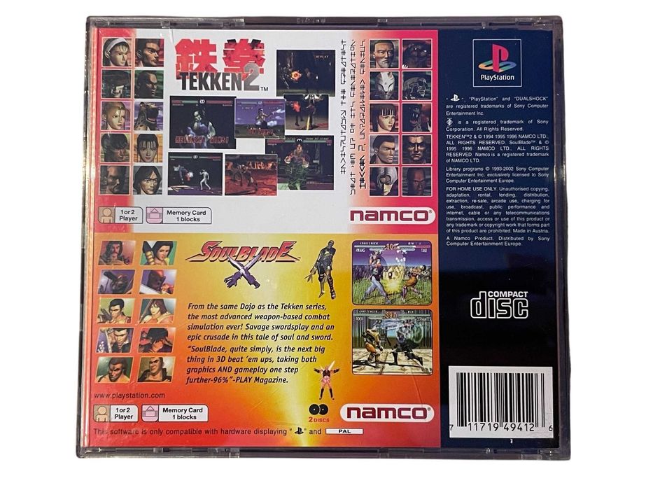 Tekken 2/Soulblade PSX VIMAGCO.PL Bydgoszcz Śniadeckich 11