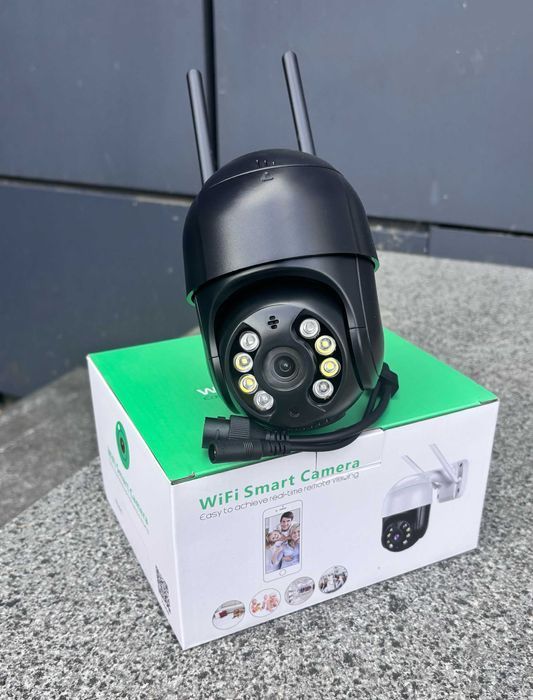 Уличная поворотная WiFi IP камера iCsee A8 4Мп Besder с RJ45 iCsee A8B