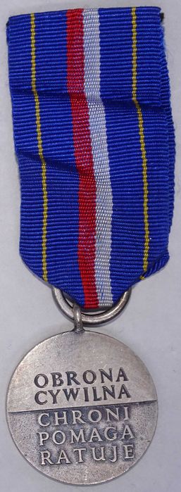 Medal Za Zasługi Dla Obrony Cywilnej srebrny PRL E