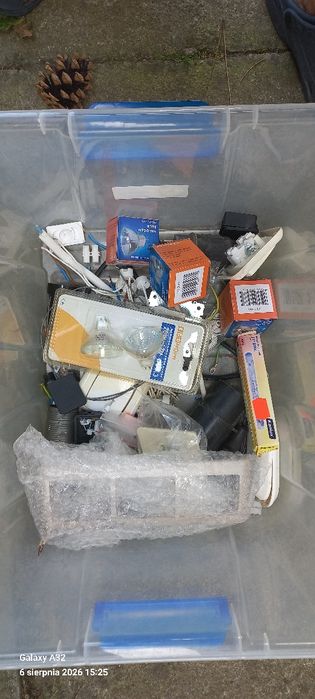 Wielki MIX dla majsterkowicza | Nowy konwerter SAT, Antena DVB-T, Kable, Żarówki