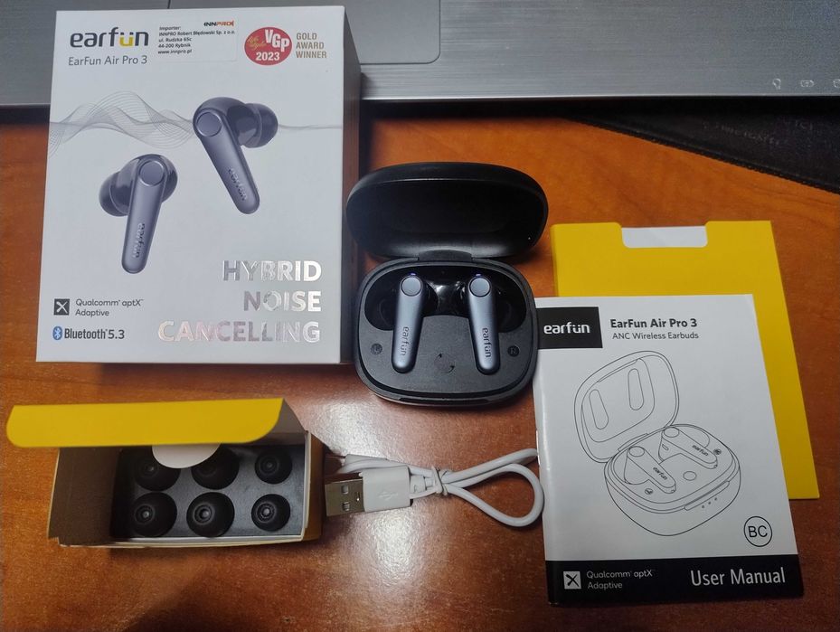 Słuchawki EarFun Air Pro 3, ANC