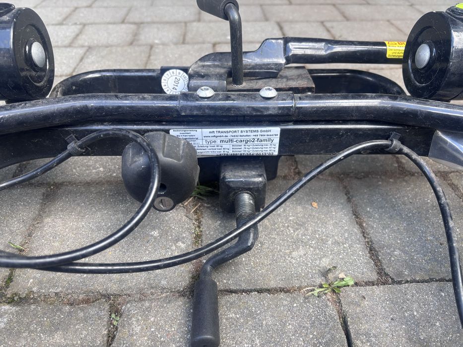 Bagażnik rowerowy na hak 2 rowery