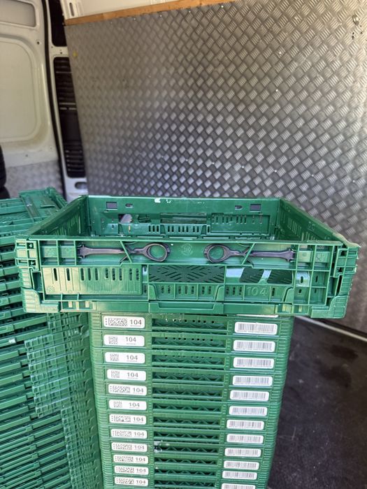 Skrzynka składana  plastikowa EPS 104 bardzo wytrzymała