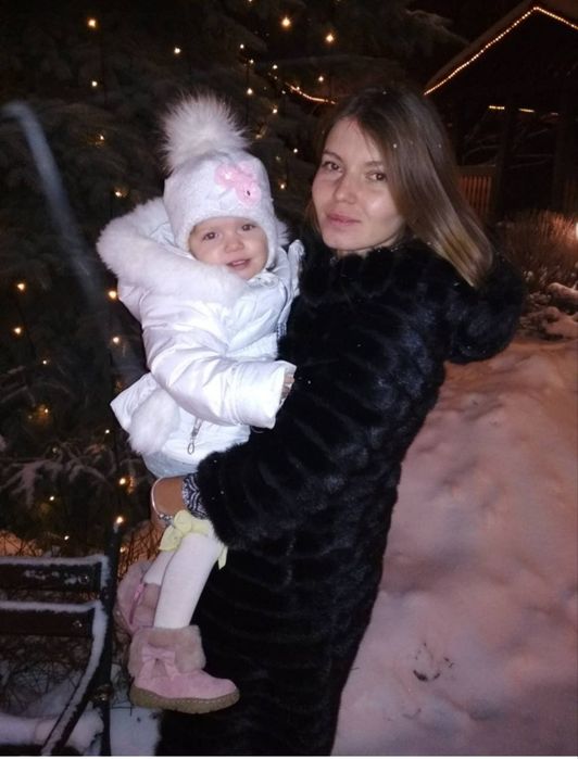 Норкова шуба натуральна