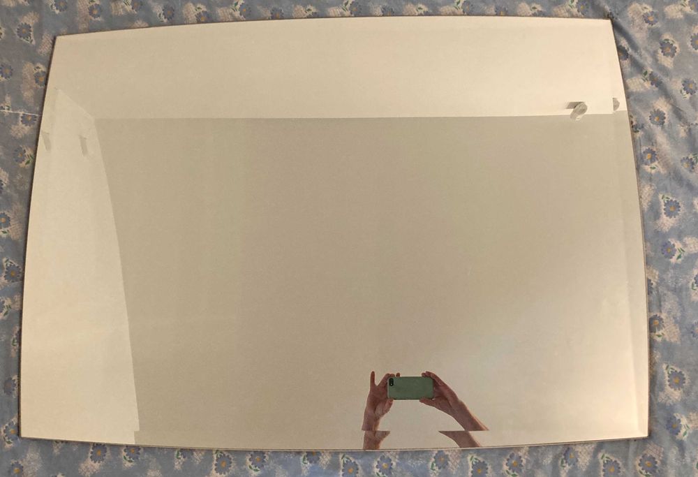 Piękne, solidne kryształowe lustro