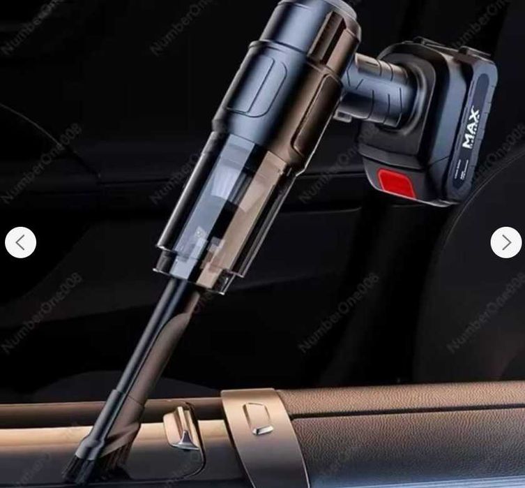 Акумуляторний пилосос для авто і дома Чорний