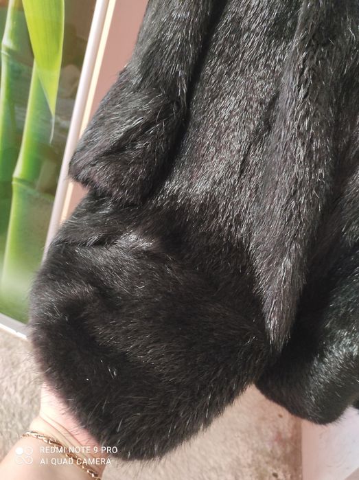 Шуба нутрия чернее ночи!!!