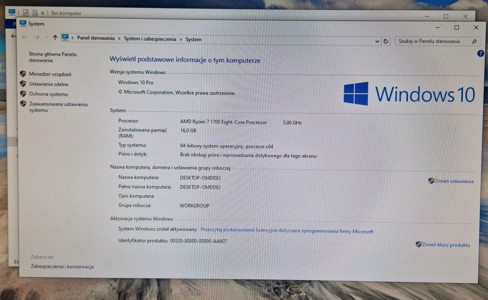 Komputer stacjonarny PC zestaw set do grania