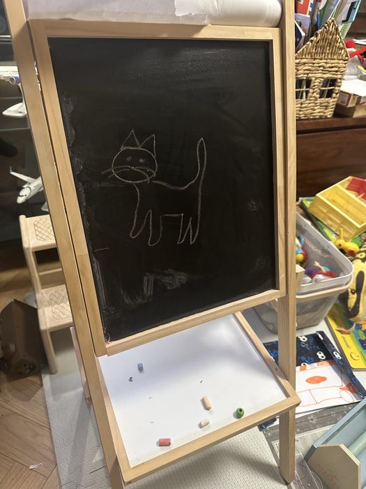 Tablica magnetyczna kredowa