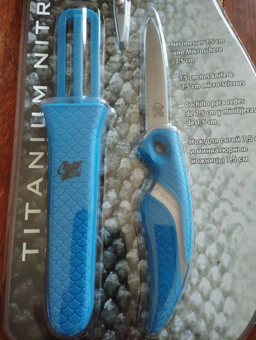 Faca e Tesoura CudaTitanium Nitride