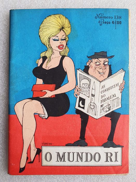 Antiga Revista ~ " O MUNDO RI nº 138 " ~ de Vilhena ~ 1965