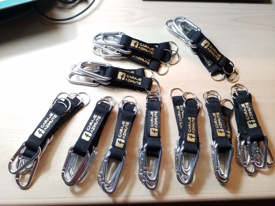 Porta-Chaves com Mosquetão Personalizáveis