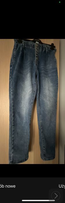 Jeansy damskie rozm L