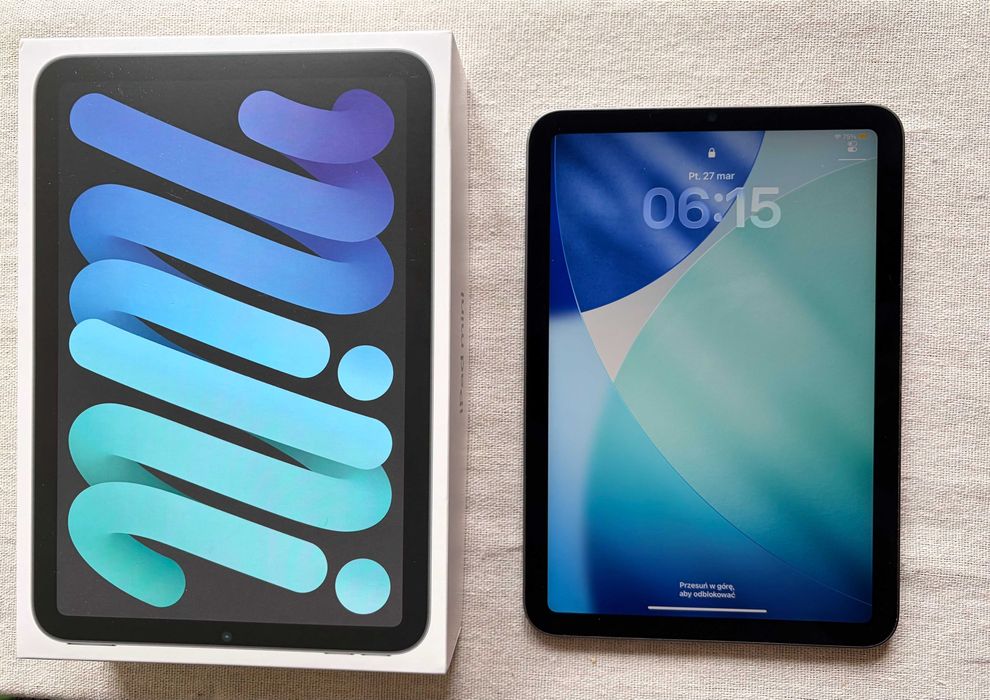 Ipad Mini 2021 6 gen 64GB WiFi, bez blokad, oryginalna bateria 91%