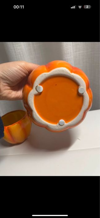 Porta velas abobora Haloween