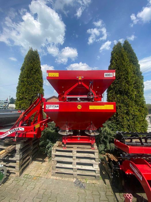 Rozsiewacz dwutalerzowy dwutarczowy Lejek 1tarczowy Strumyk Ocynkowany