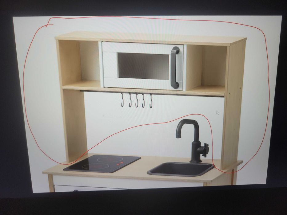 Ikea Duktig Górna sekcja do mini kuchni (901.298.00)