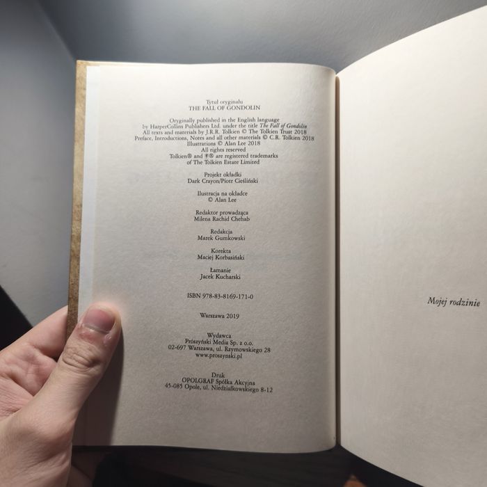 J.R.R Tolkien Upadek Gondolinu