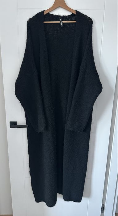 Kardigan z dodatkiem welny z alpaki