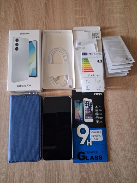 Smartfon Samsung Galaxy A16 Nowy +ETUI i  szkło hartowane.
