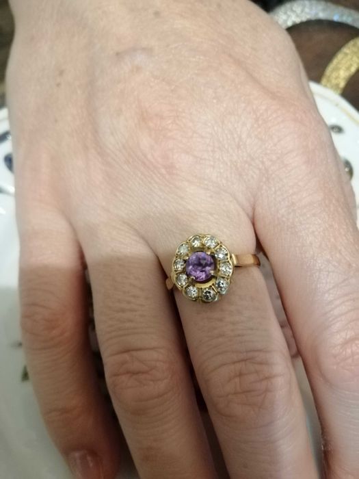 Серьги ссср 585 Одесса бриллиант