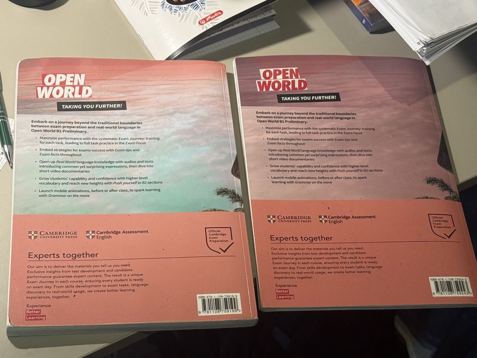 Podręcznik z angelskiego Open world B1 Student book Cambridge 2019