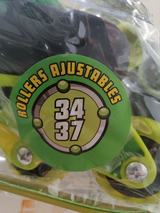 Patins em Linha Ben10 (ajustáveis 30 a 33 e/ou 34 a 37)