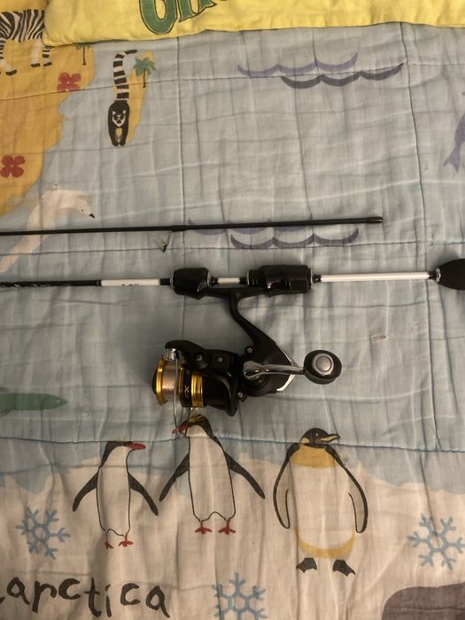 Wędka mifine ilusion slash i kołowrotek shimano fx