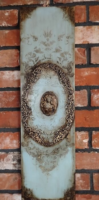 Rezerwacja -Obraz,panel dekoracyjny na 100 letniej desce