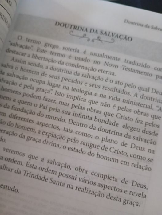 Bíblia de Estudos da Teologia Sistemática Capa Dura
