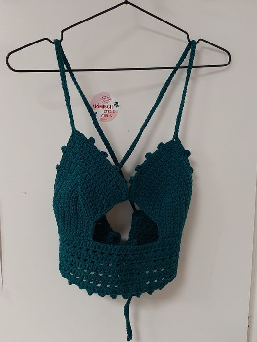 Top na szydełku, handmade
