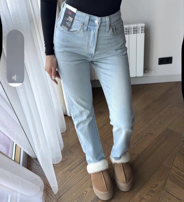 Джинси levis 27 mom прямі