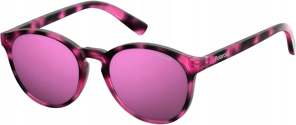 Uniseks PLD 8024/S Okulary Przeciwsłoneczne, Fuchsia/Grey Pink, 47mm