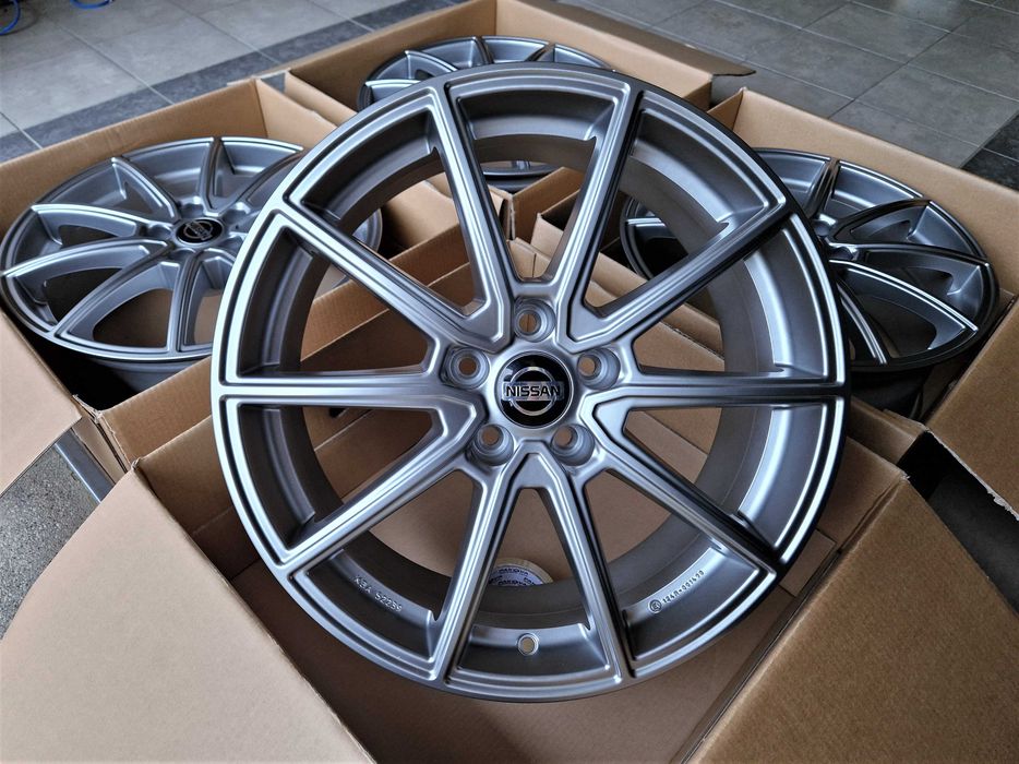 Alufelgi 18 5x114,3 Nissan Juke Qashqai Pulsar Leaf Primera GRAFIT 74#